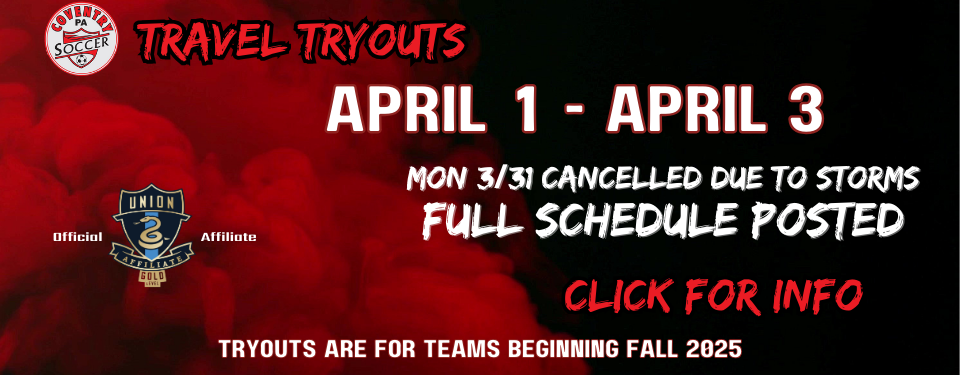 25-26 Travel Tryout Registration is OPEN